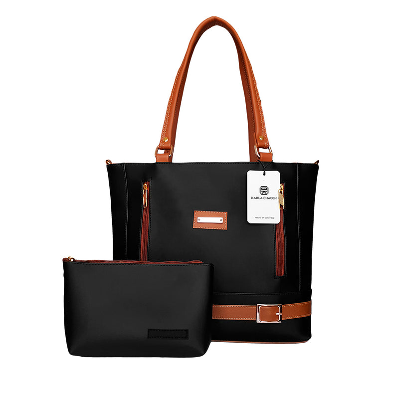 Bolso Dama Karla Chacon Gigi Negro Miel